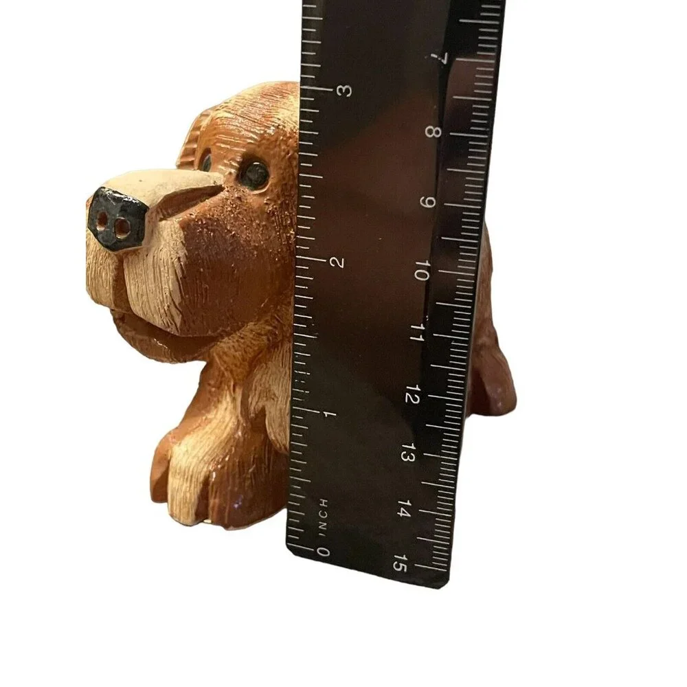 Artesania Rinconada Hound Dog Figurine Handmade Uruguay‎ Ceramic Retired VTG